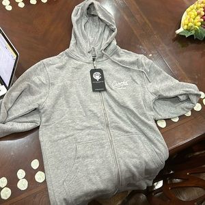 Crooks & Castles Large Script Zip Up Hoodie. NEVER WORN & TAG STILL ON.